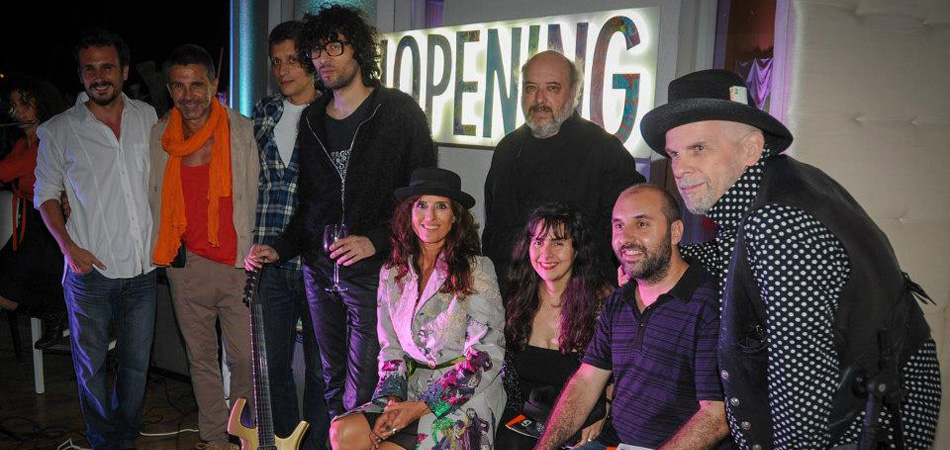 Artistas de Hopening 2012:  Jimmy Rip + Diego Perrotta + Fabiana Barreda + Sol Storni